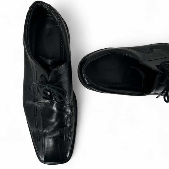 Elegant‎ Black Leather Derby Shoes ✨ Great Condition!✨ main image 4